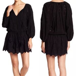 🦋 YFB Young Fabulous & Broke Junia Eyelet Dress in Black